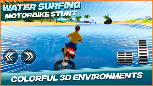 Water Surfing Motorbike Stunt screenshot