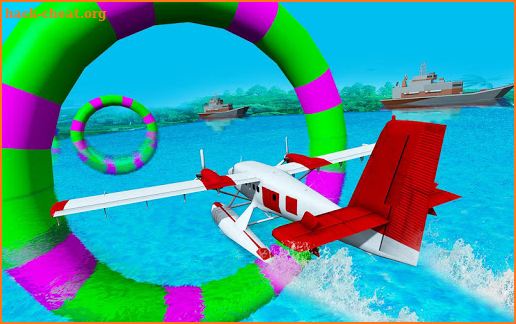 Water Surfing Plane Stunts screenshot