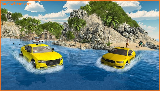 Water Taxi Driver Car Simulator Games screenshot