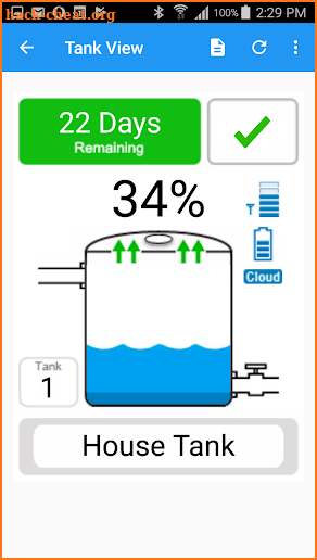 Water Vision - Water Tank Level System screenshot