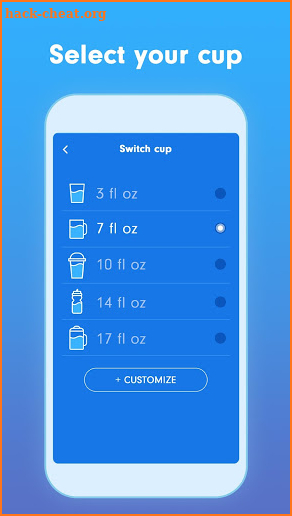 WaterBy: Water Drink Tracker Reminder & Alarm screenshot