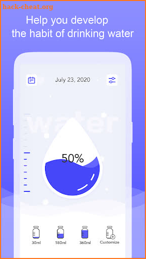 WaterClock screenshot