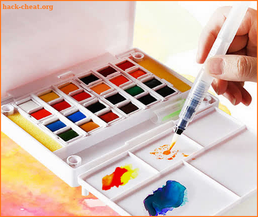 Watercolor course. Water paint screenshot