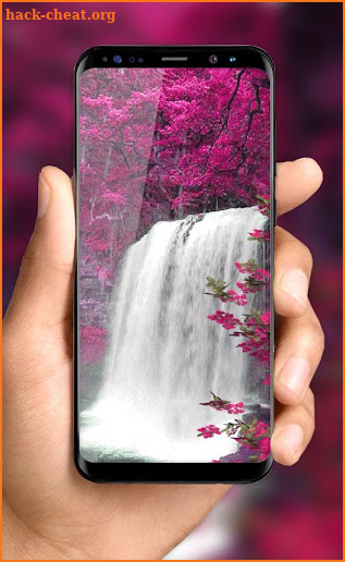 Waterfall Flower live Wallpaper 2018: 3D Aquarium screenshot