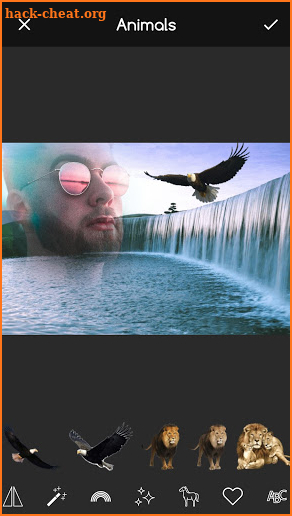 Waterfall Frames for Pictures screenshot