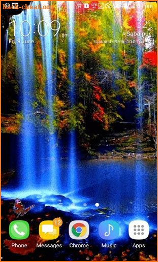 Waterfall Magic Live Wallpaper screenshot