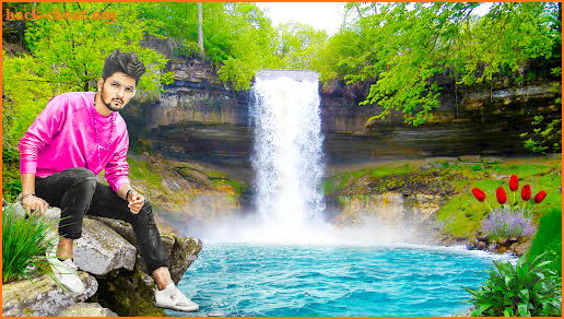 Waterfall Photo Editor -Frames screenshot