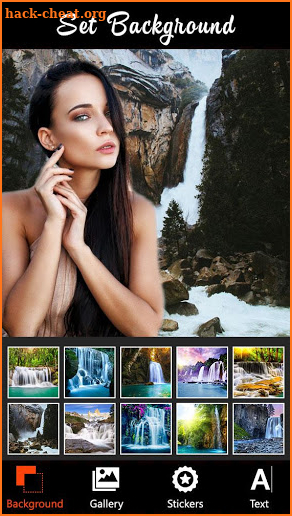 Waterfall Photo Frames - Background Eraser screenshot