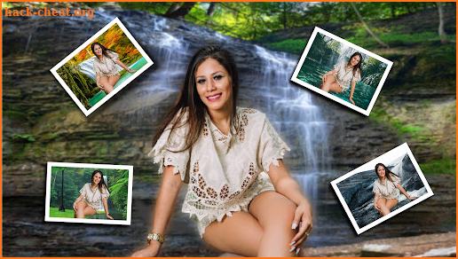 Waterfall Photo Frames Editor screenshot