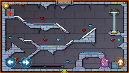 Watergirl and Fireboy: Ice Temple Maze screenshot