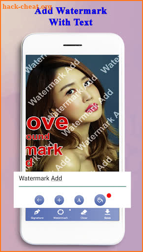 Watermark signature on photo - Picture watermark screenshot