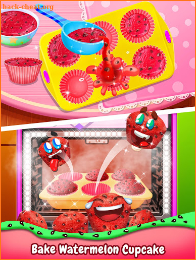 Watermelon Cupcake - Summer Desserts Maker screenshot