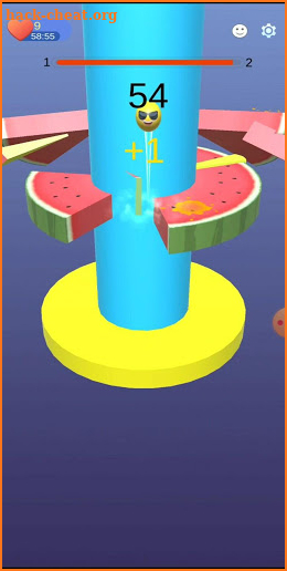 Watermelon Helix Jump - Tower Helix Crush screenshot