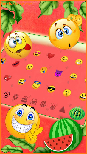 Watermelon keyboard Theme screenshot