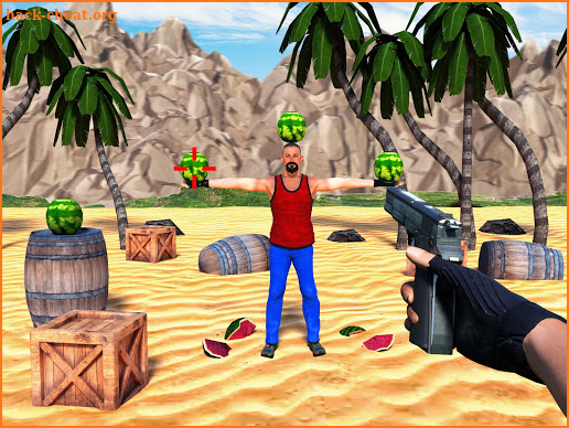 Watermelon Shooter Game - Fruit Gun Shooting screenshot