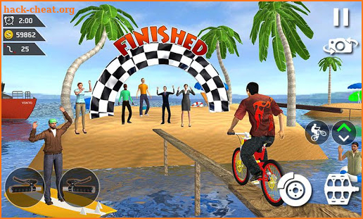 Waterpark Bicycle Surfing - BMX Cycling 2019 screenshot