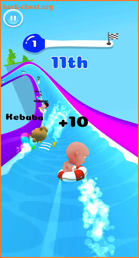 Waterpark Race 3D - Slide Water Games screenshot