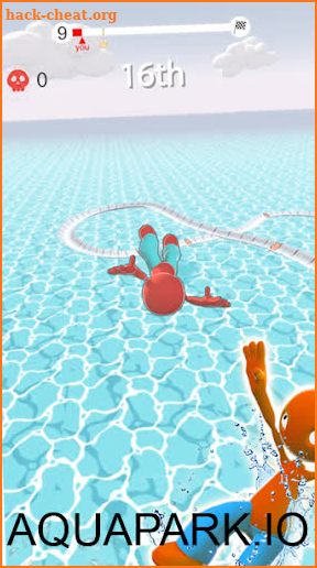 Waterpark Slide.io - Aqua screenshot