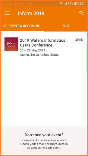Waters Informatics Users Conf screenshot