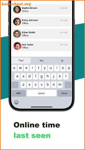 WaTrack: Online Chat Tracker screenshot