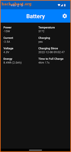 Wattz Battery Power Indicator screenshot