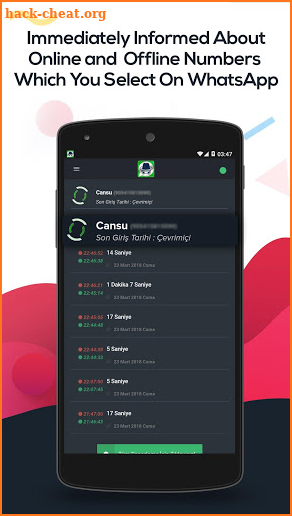 WatUsage : Online App Usage Tracker for WhatsApp screenshot