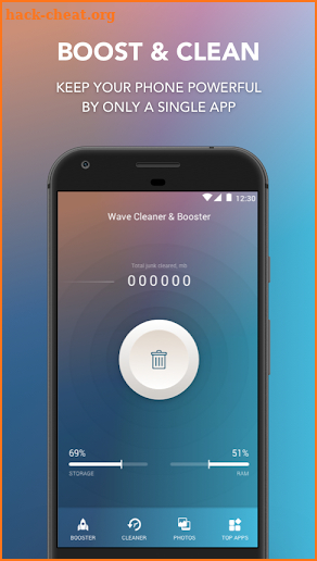 Wave Cleaner and Booster - Phone Cleaner screenshot
