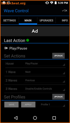 Wave Control screenshot