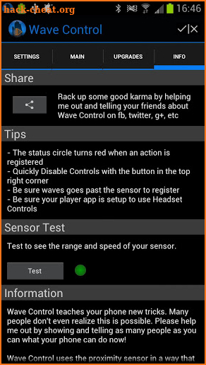 Wave Control screenshot