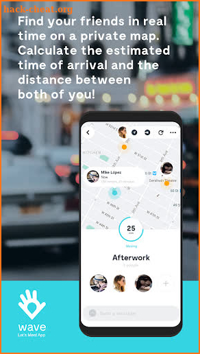 Wave Let's Meet App - Find Your Friends screenshot