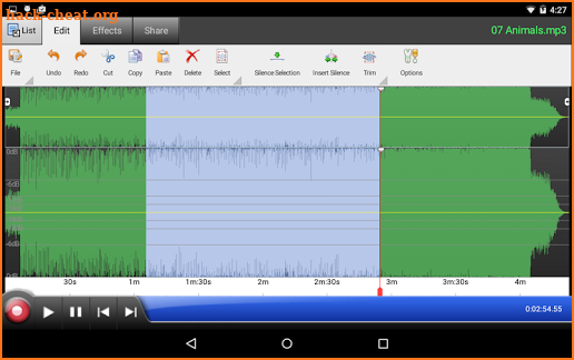 WavePad Audio Editor Free screenshot
