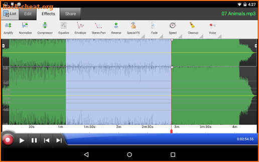 WavePad Audio Editor Free screenshot