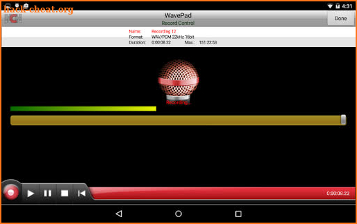 WavePad Master's Edition screenshot