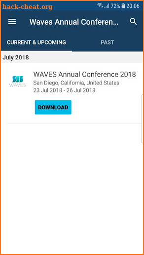 Waves Annual Conference 2018 screenshot