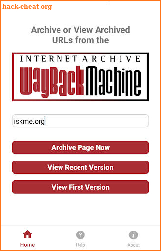 Wayback Machine screenshot