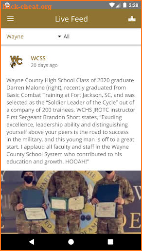 Wayne County GA Schools screenshot