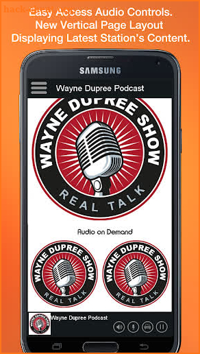 Wayne Dupree Podcast screenshot