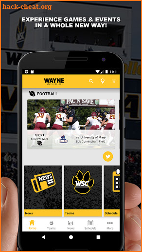Wayne State Wildcats screenshot