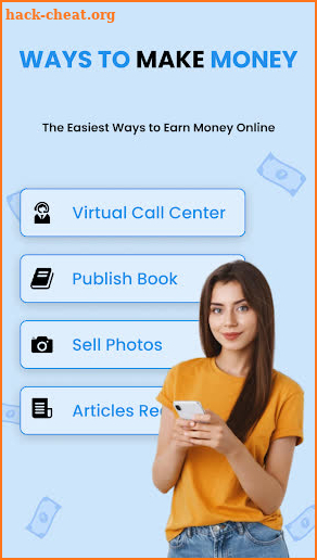 Ways how to make money online screenshot