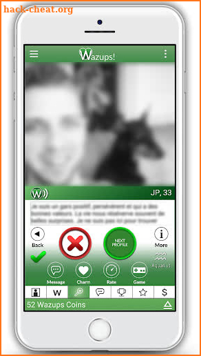 Wazups Free Dating App. Speak. Text. Meet. screenshot