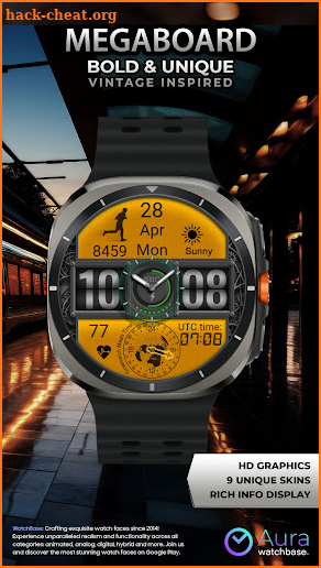 WB MegaBoard Hybrid Watch Face screenshot