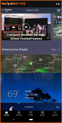 WBBJ Weather screenshot