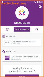 WBENC Events screenshot