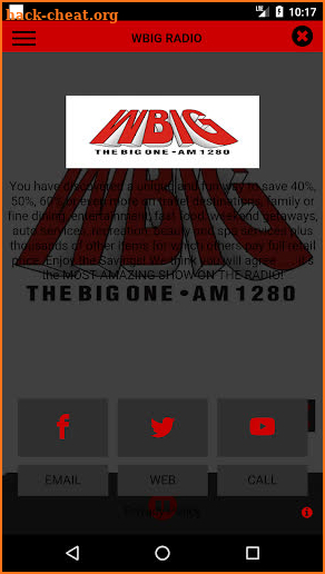 WBIG RADIO screenshot