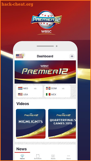 WBSC Premier 12 Official App screenshot