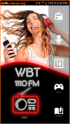 WBT 1110 Charlotte Radio Station USA screenshot