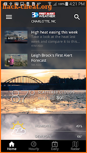 WBTV First Alert Weather screenshot