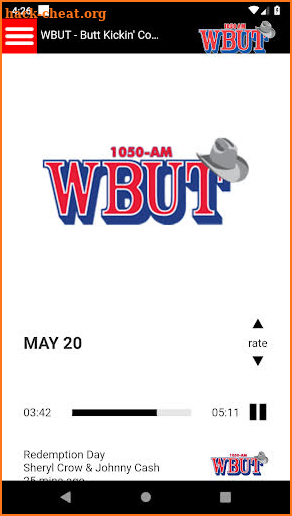 WBUT-1050 AM Radio screenshot