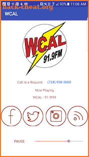 WCAL Power 92 Radio screenshot