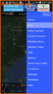 WCBD Weather screenshot